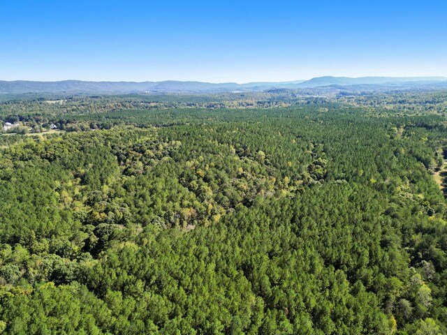 aerial view featuring a mountain view