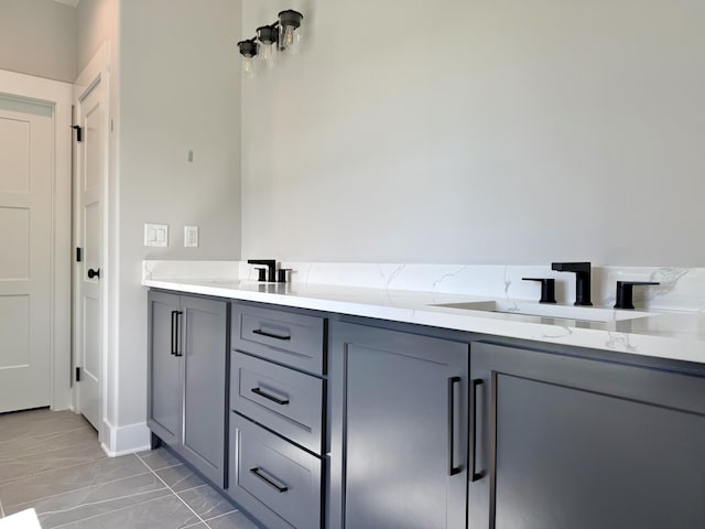 283 Quartz Dr Unit 22, Chickamauga, GA 30707 - bathroom featuring double vanity and baseboards