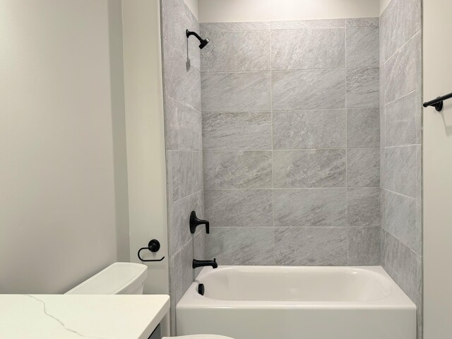 283 Quartz Dr Unit 22, Chickamauga, GA 30707 - full bathroom featuring toilet, shower / bath combination, and vanity