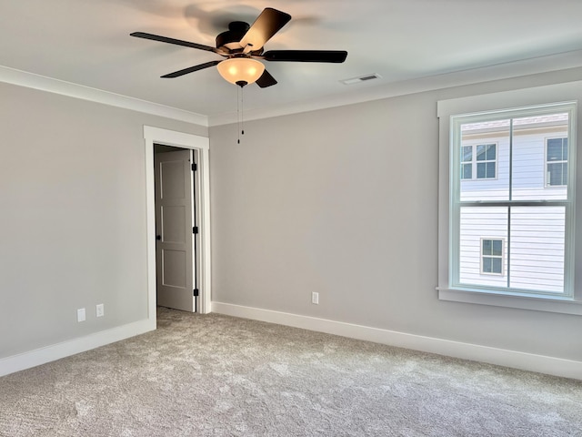 283 Quartz Dr Unit 22, Chickamauga, GA 30707 - carpeted spare room featuring baseboards and a ceiling fan
