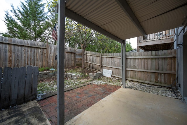 view of patio