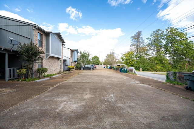 view of road