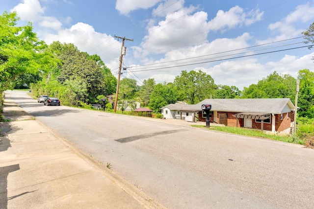 view of street