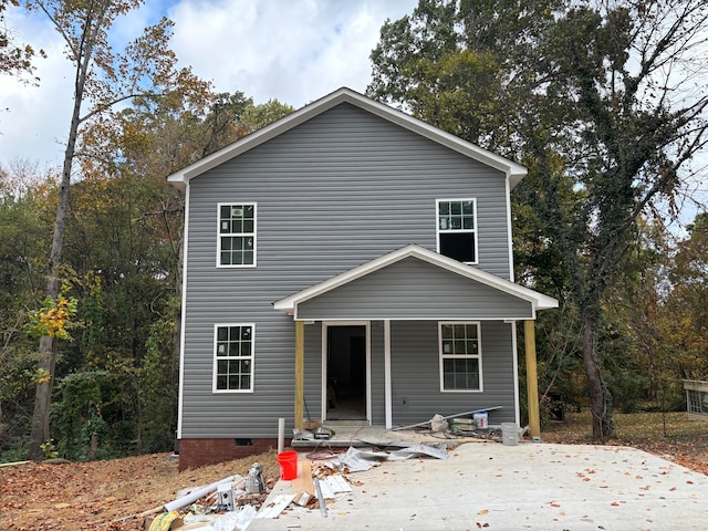 view of rear view of house