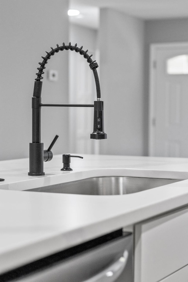 interior details featuring sink