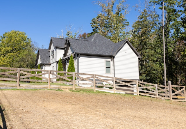 view of property exterior