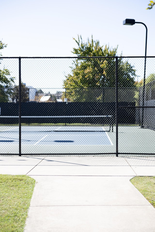 view of sport court