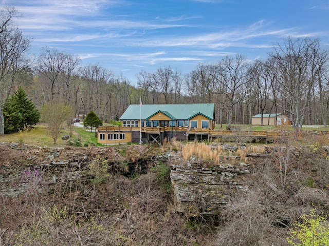 view of back of property