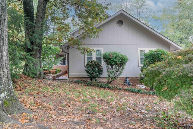 view of side of home