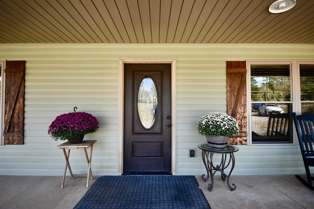 view of entrance to property