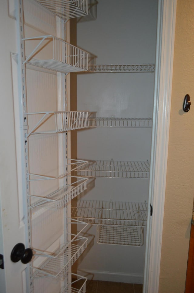 view of pantry