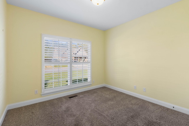 empty room with carpet floors