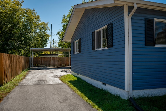 view of property exterior