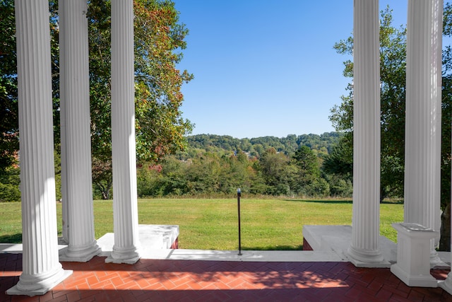 view of patio