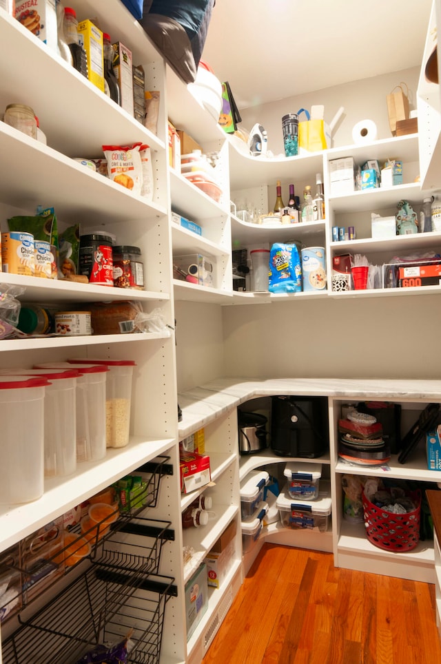 view of pantry