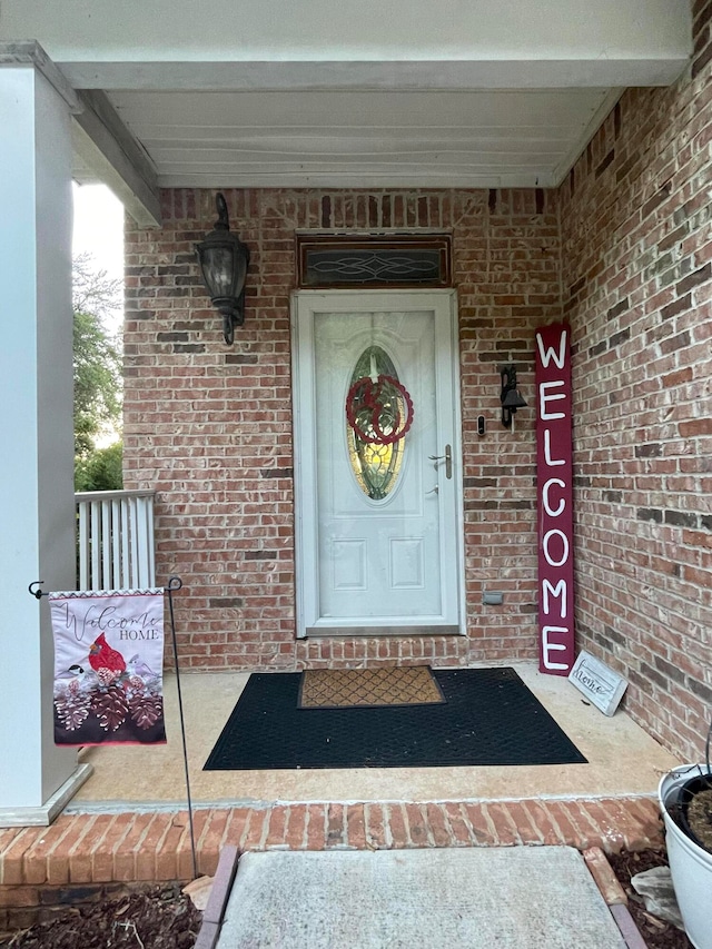 view of entrance to property