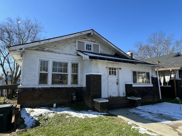 view of front of home