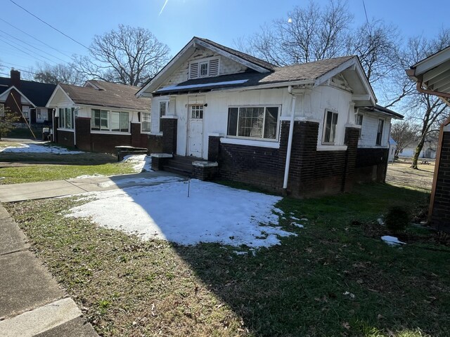 view of bungalow-style home