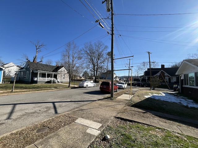 view of road