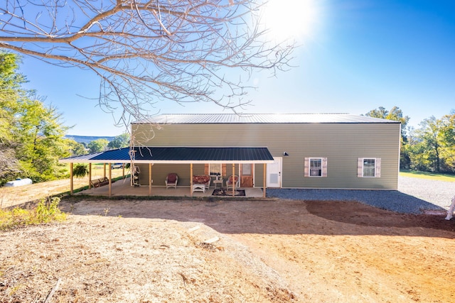 view of rear view of property