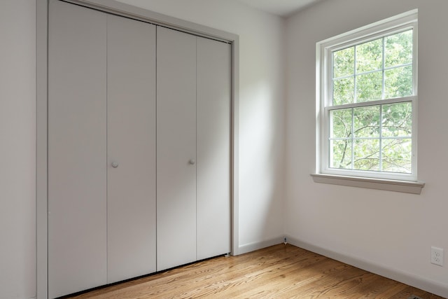 4011 Patton Edwards Dr, Chattanooga, TN 37412 - unfurnished bedroom with multiple windows, light wood finished floors, and a closet