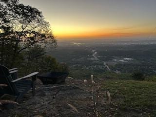 view of nature at dusk