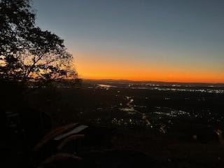 view of nature at dusk