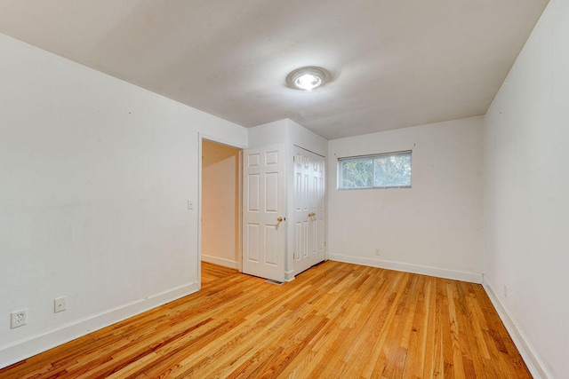 interior space featuring light hardwood / wood-style flooring