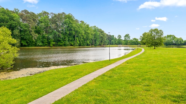 property view of water