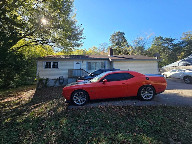 view of front of property