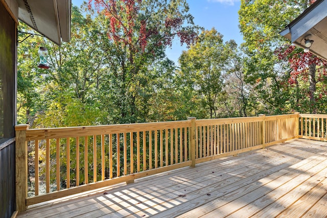 2508 Lake Dweller Ln, Hixson, TN 37343 - view of wooden deck