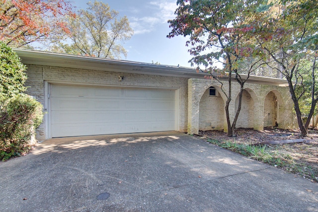 ranch-style house with a garage