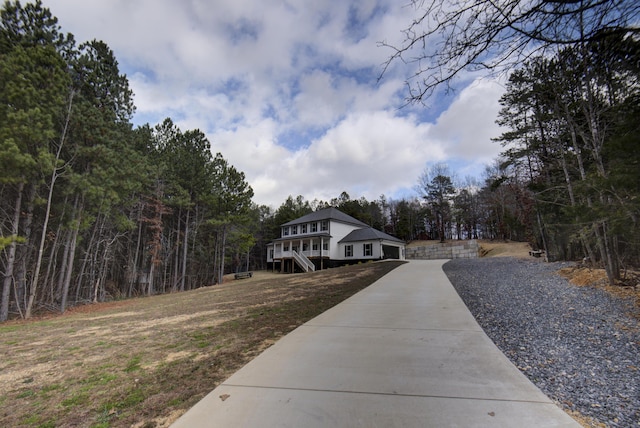 view of front of home