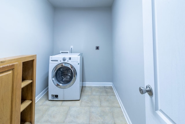 washroom with washer / clothes dryer