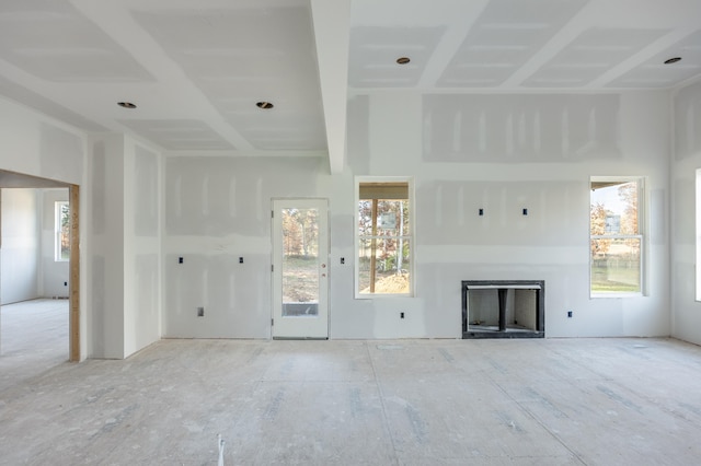 view of unfurnished living room