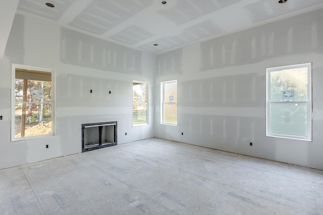 view of unfurnished living room