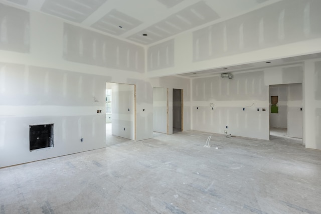 view of unfurnished living room