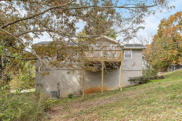 view of rear view of property