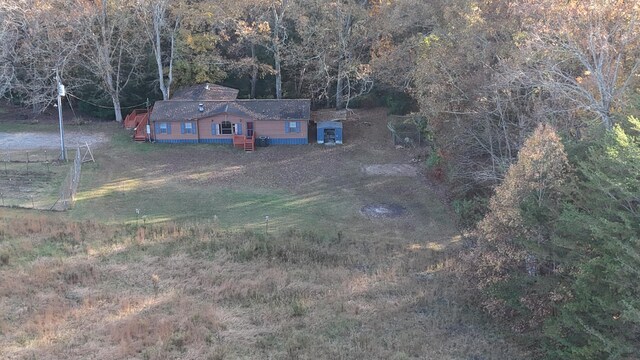 134 Old Spring Rd, Rising Fawn, GA 30738 - aerial view of property and surrounding area with a forest