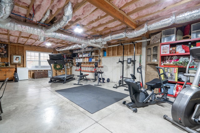 view of exercise room