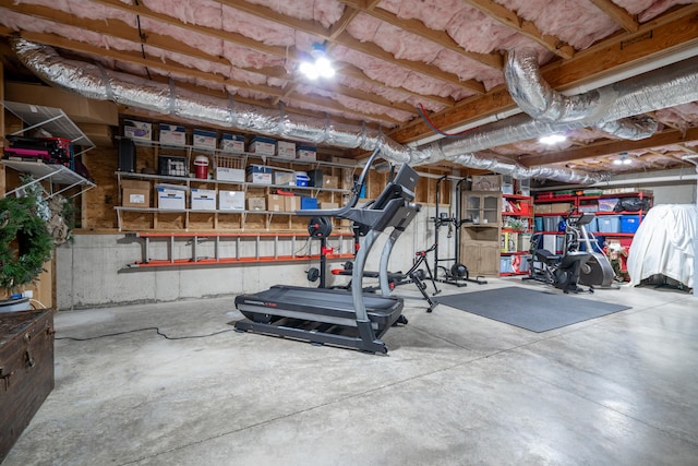 view of workout room