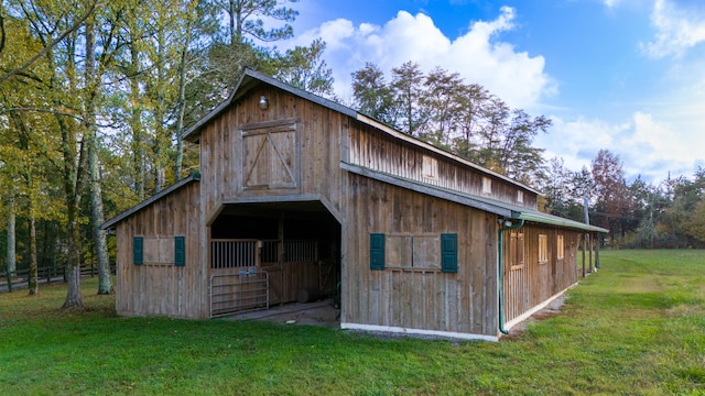 view of stable