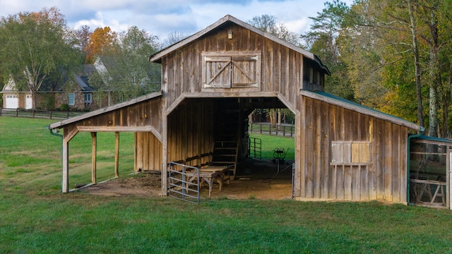 view of outdoor structure