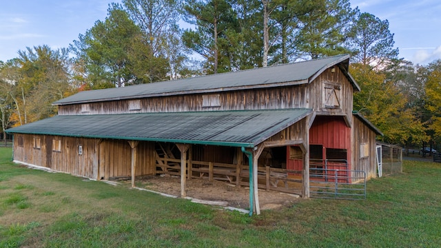 view of stable