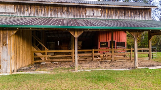 view of stable