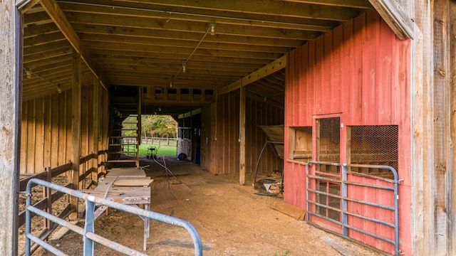 view of stable