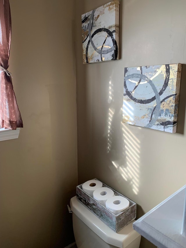 bathroom with toilet