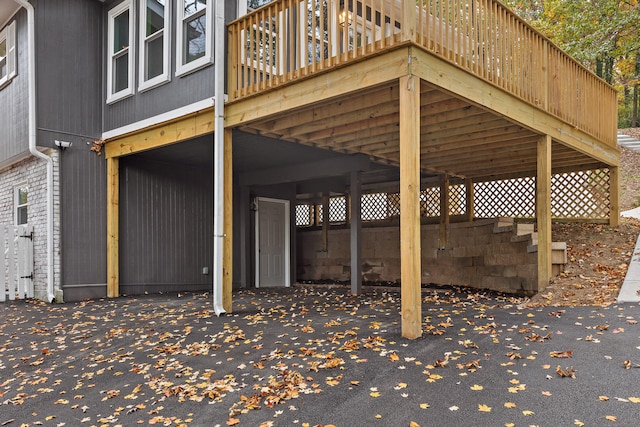 view of car parking with a carport