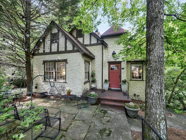 back of house featuring a patio area