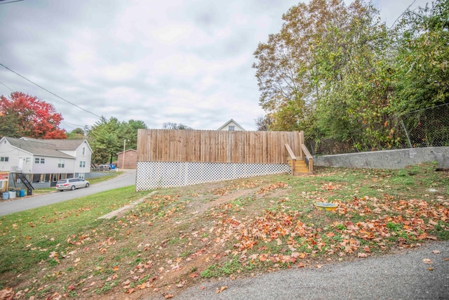 view of yard